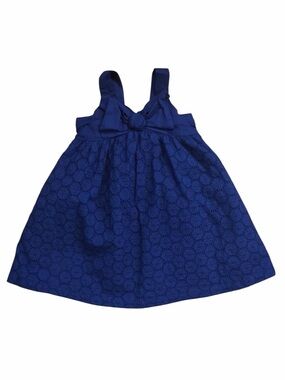 Cherokee Dark Blue Sleeveless Dress. Summer Solid Wedding Party